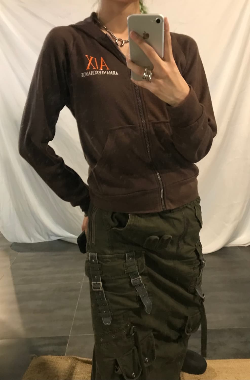 Armani Exchange cropped hooded 상품이미지1