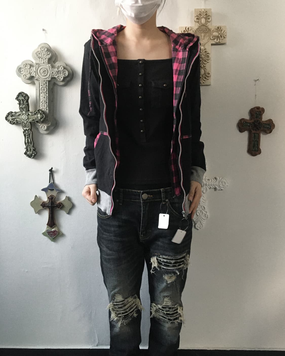 Hood layered zip up 상품이미지6