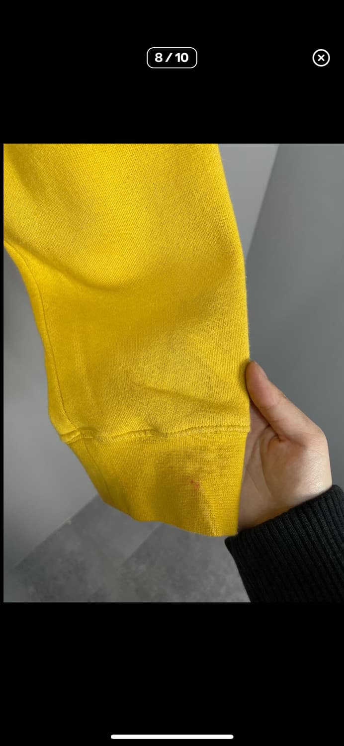 스투시 다이아몬드 자수 옐로우 후드티 A3008 상품이미지8