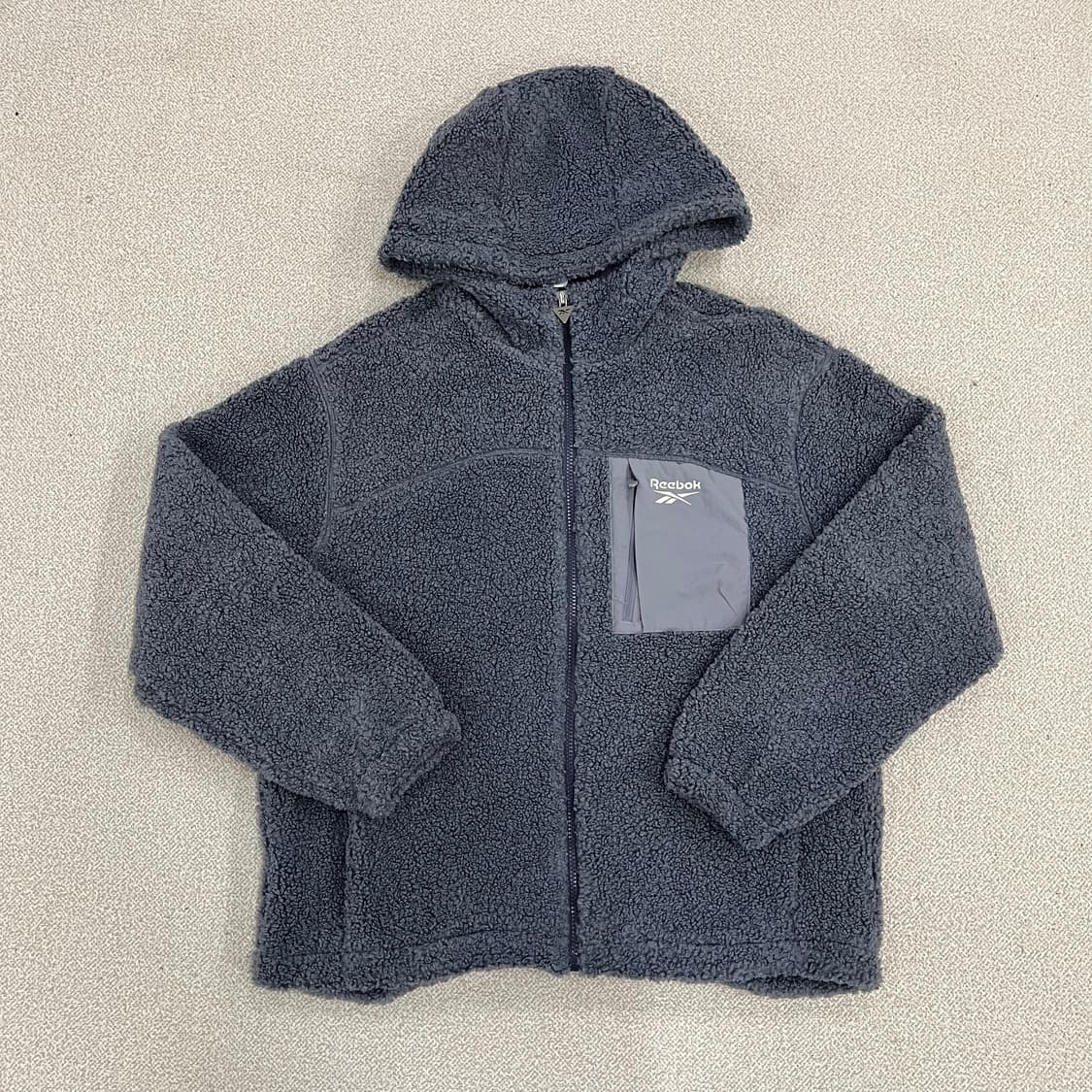 L 리복 플리스 후드 집업 자켓 0127M2 상품이미지1