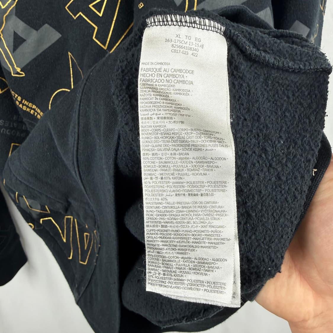 (XL) 나이키 조던 키즈/우먼스 홀리데이샤인 프린팅 후드 티 상품이미지5