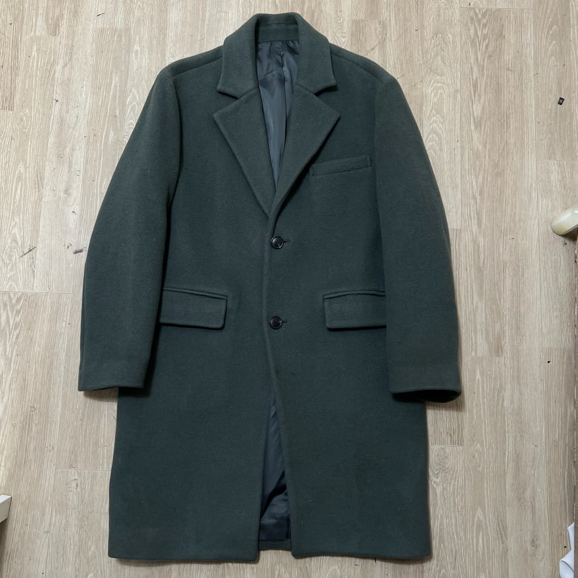 카이아크만 남성 클래식 모직 싱글 코트 M/95  상품이미지1