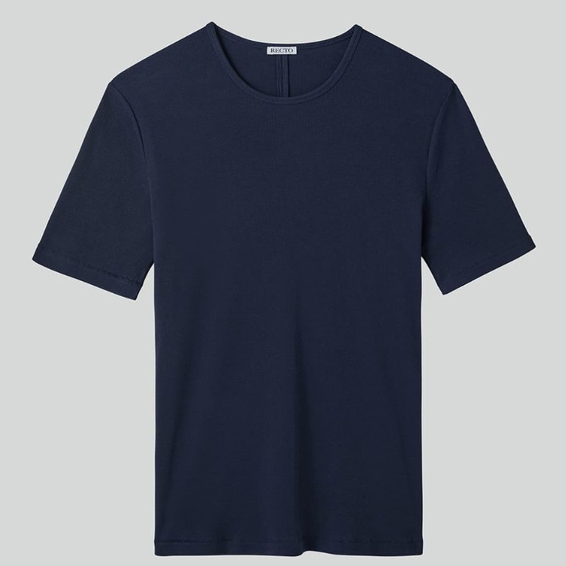 RECTO Recto Logo Ribbed Jersey T-Shirt 상품이미지3