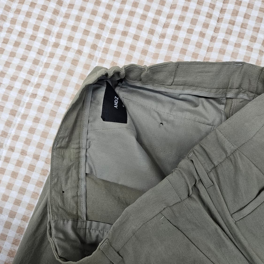 미착용 앤드지 밴딩 슬랙스 남자32~33 상품이미지2