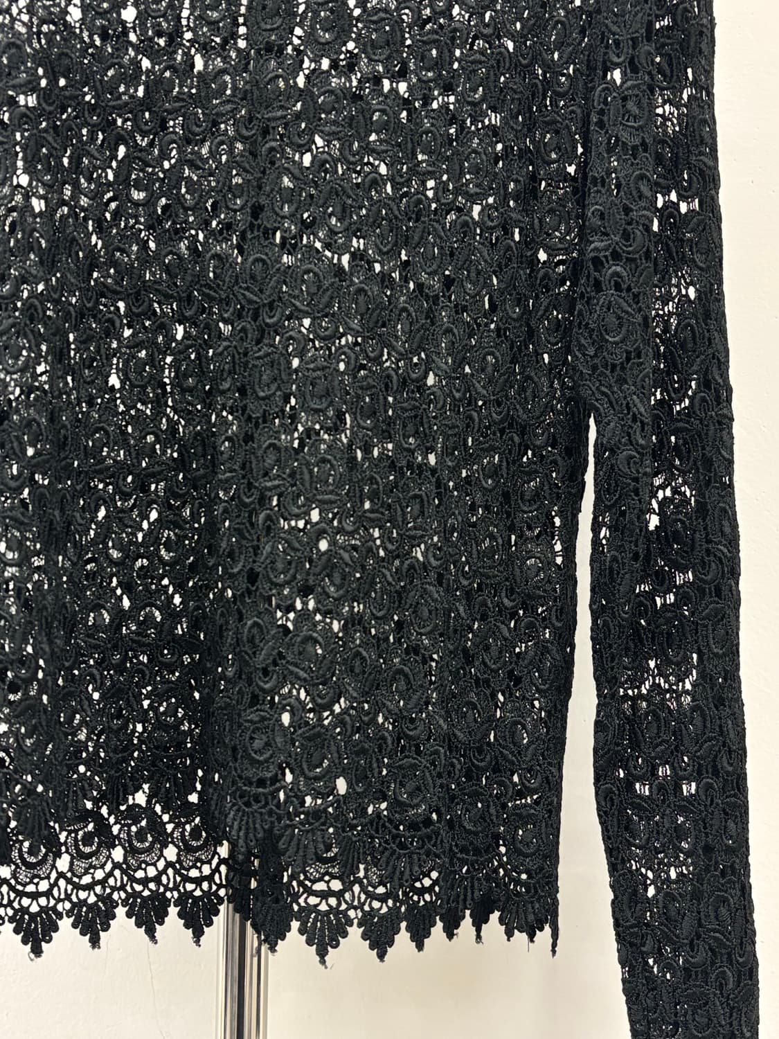 빈티지 블랙 크로셰 롱슬리브 이너 상품이미지6