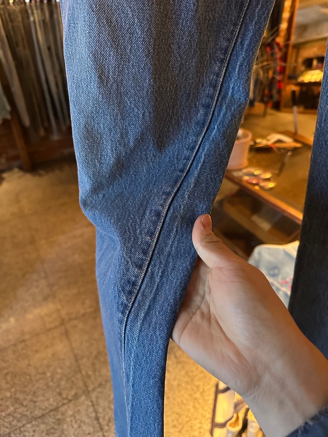 80s USA 빈티지 리바이스 501 이행기 데님 팬츠 상품이미지4