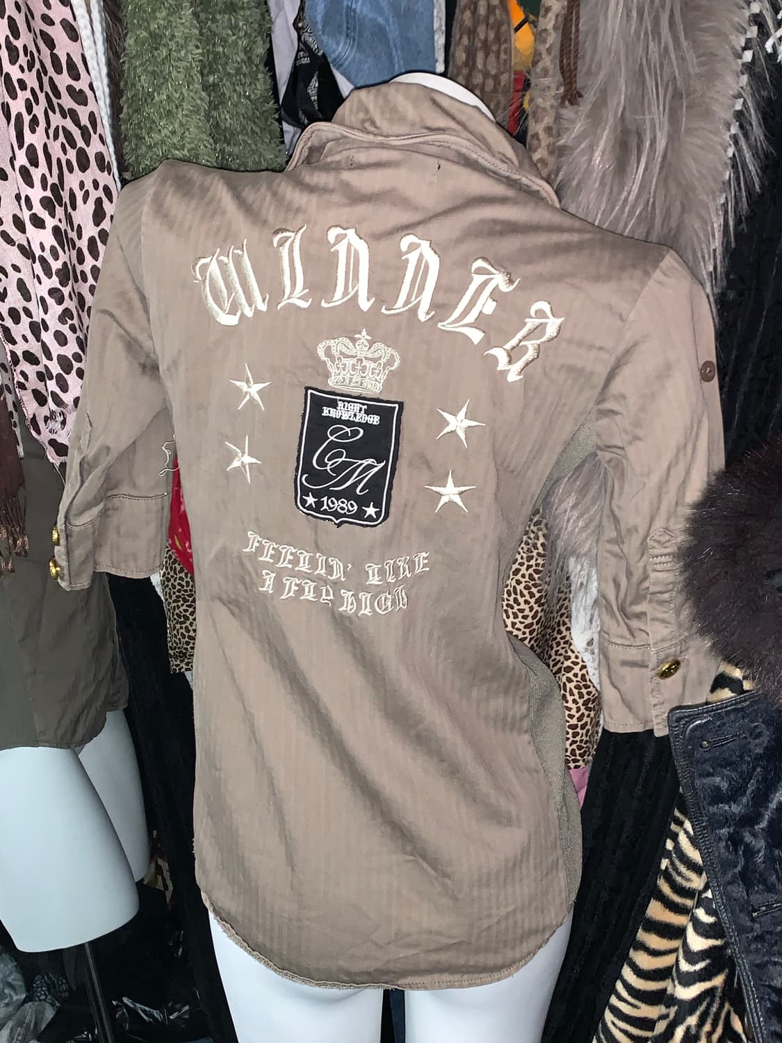 세실맥비 Y2k 오네갸루 카고 남방 상품이미지3