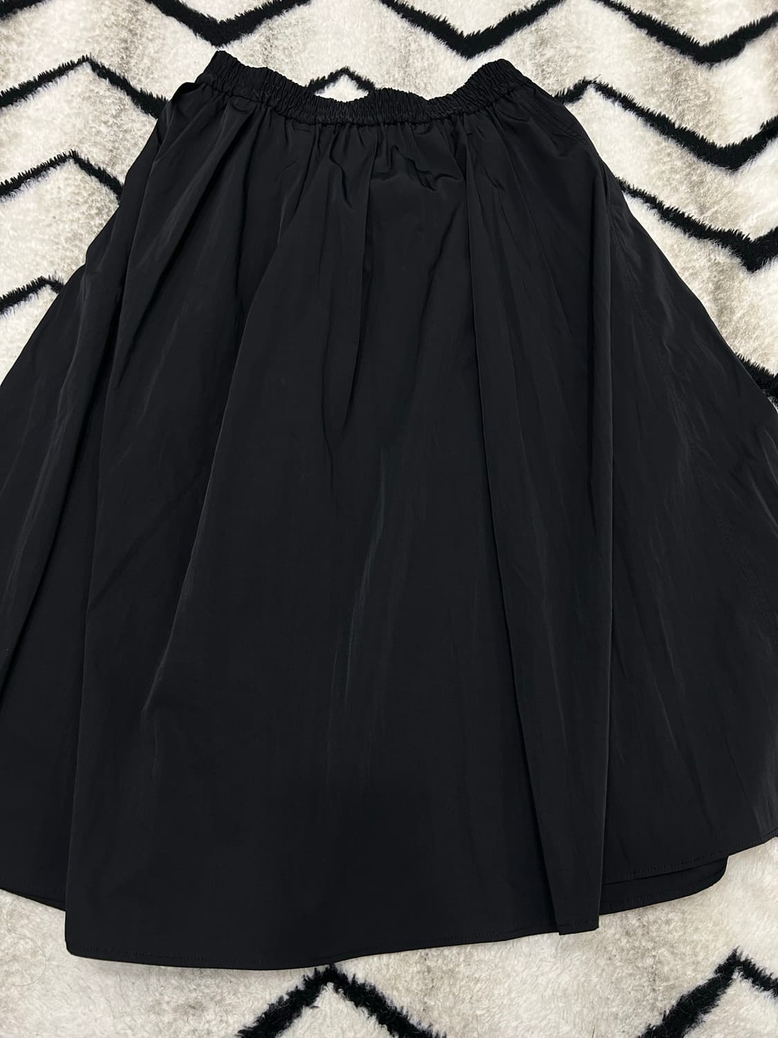 [XS]ZARA 플리츠 스커트/블랙 상품이미지3