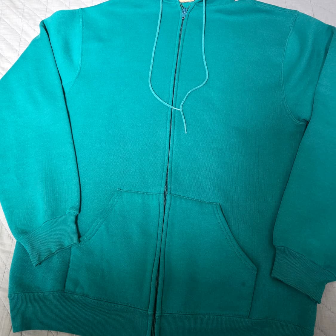 [L] 80s 러셀 애슬레틱 후드집업 틸그린 ver 레드택 상품이미지2