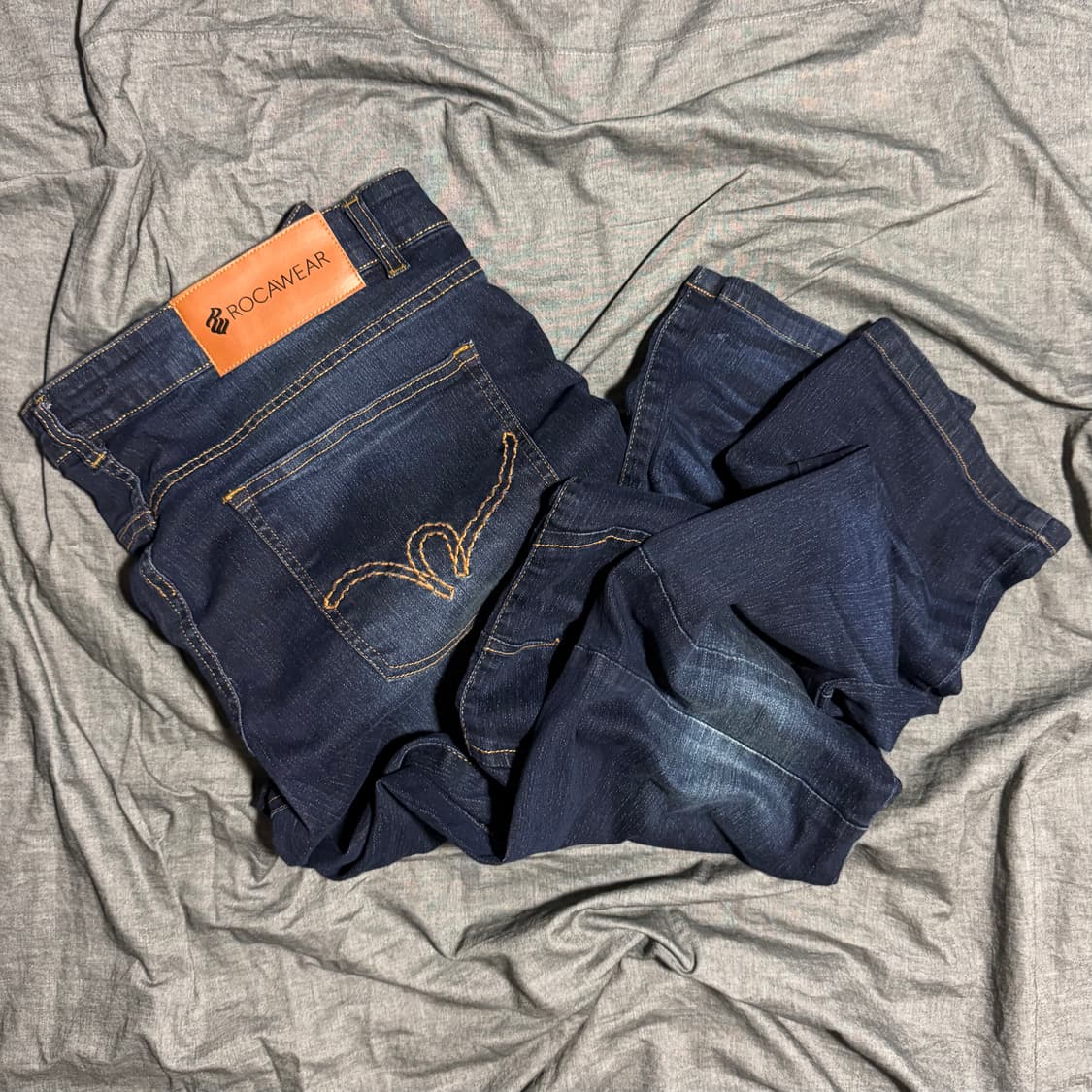 Slim Fit Moto / Biker Denim Jeans 상품이미지1