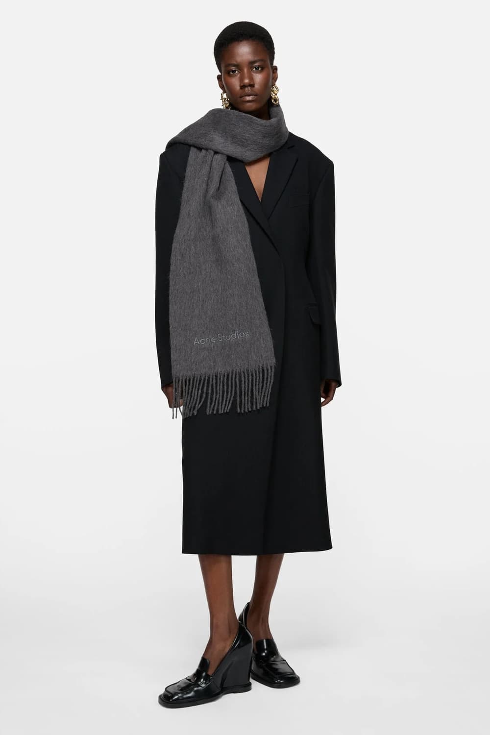 아크네스튜디오 알파카 울 로고 스카프 상품이미지6