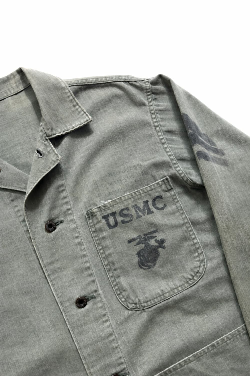 40s WW2 USMC P-41 HBT 유틸리티 자켓 100 상품이미지3