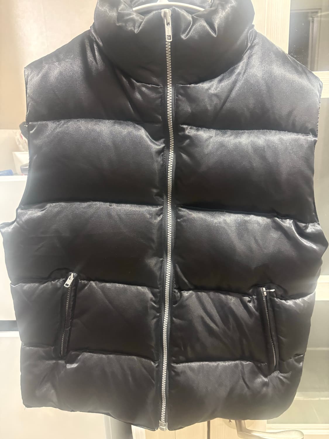 빈티지 패딩 푸퍼 베스트 블랙 L 상품이미지1