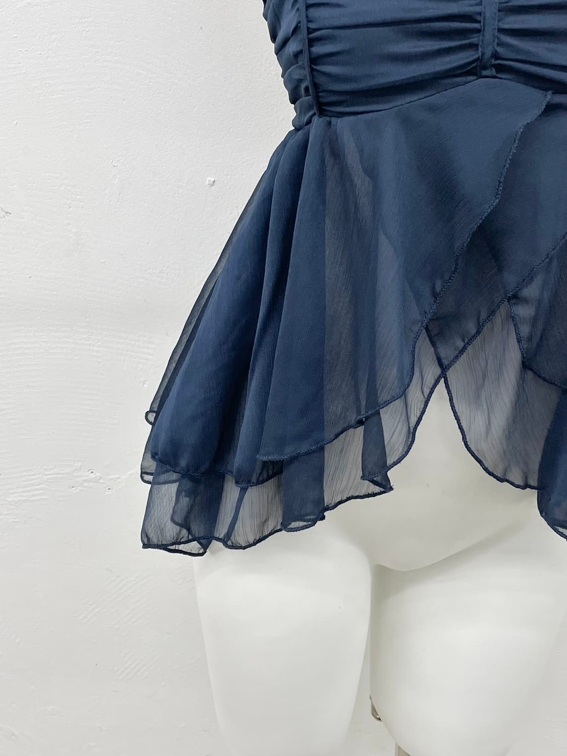 네이비 셔링 시어 슬립 상품이미지3