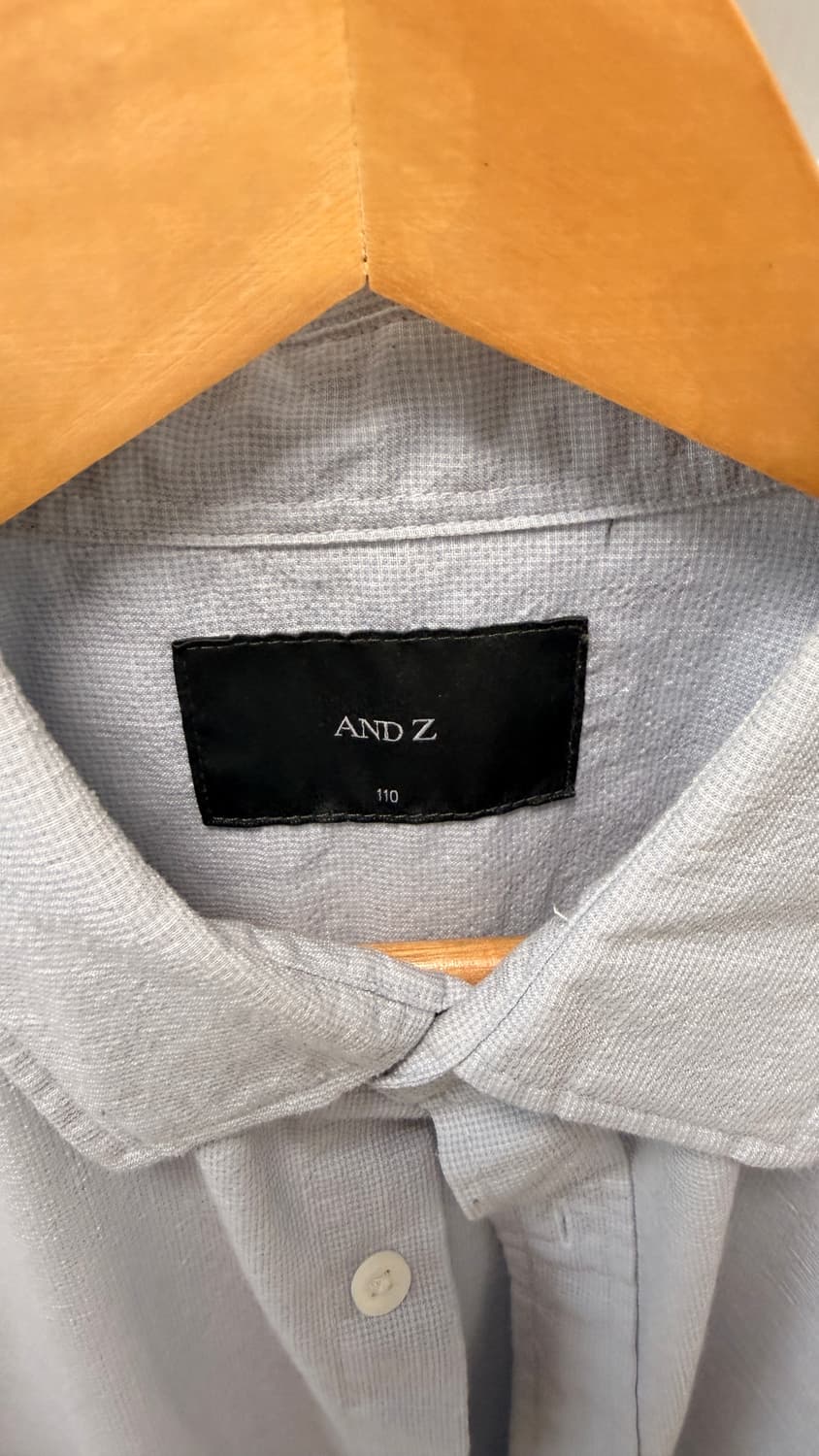 앤드지 하늘색 셔츠 상품이미지2