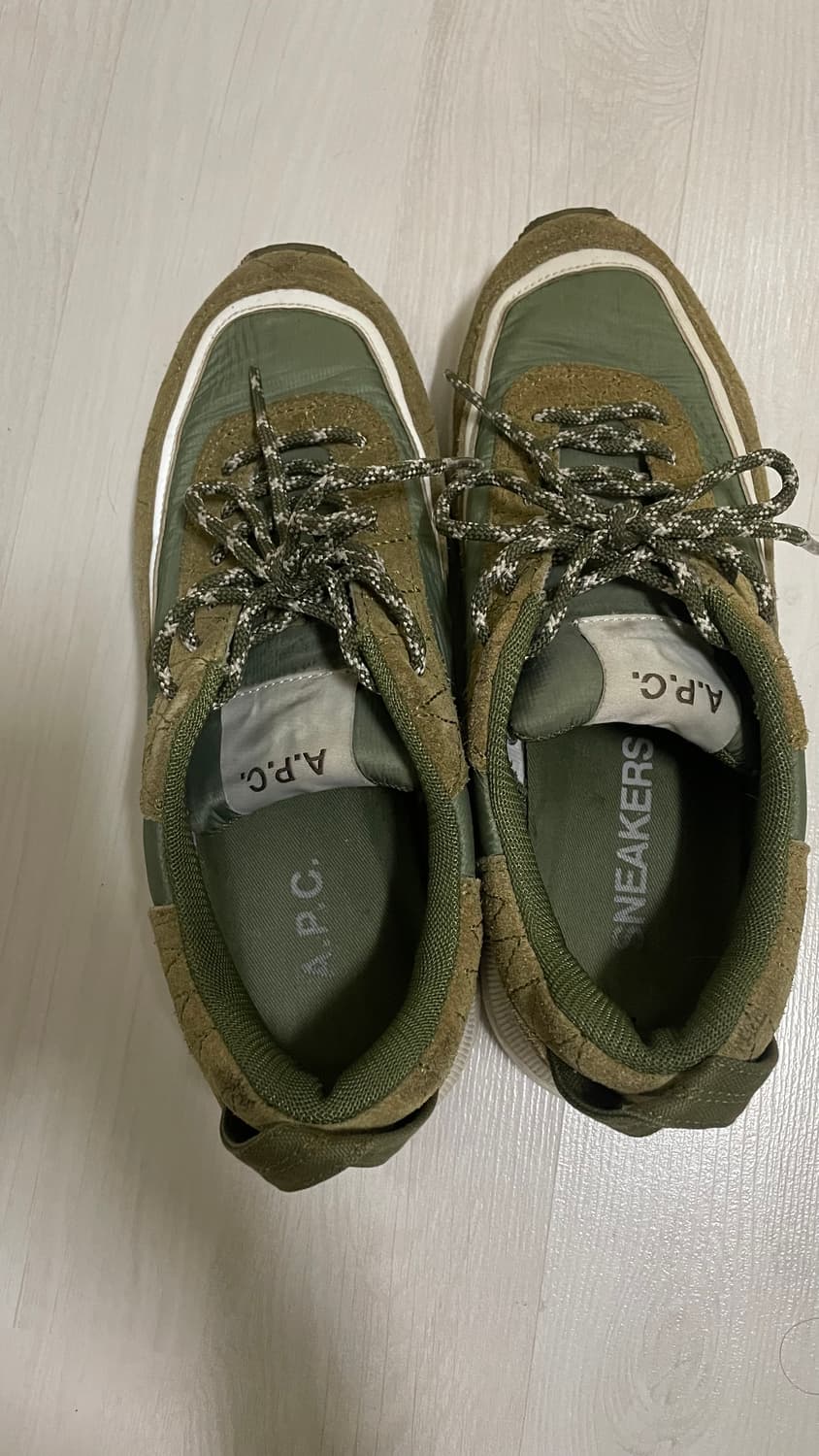 A.P.C. 아페쎄 스니커즈 카키 EU40 상품이미지3