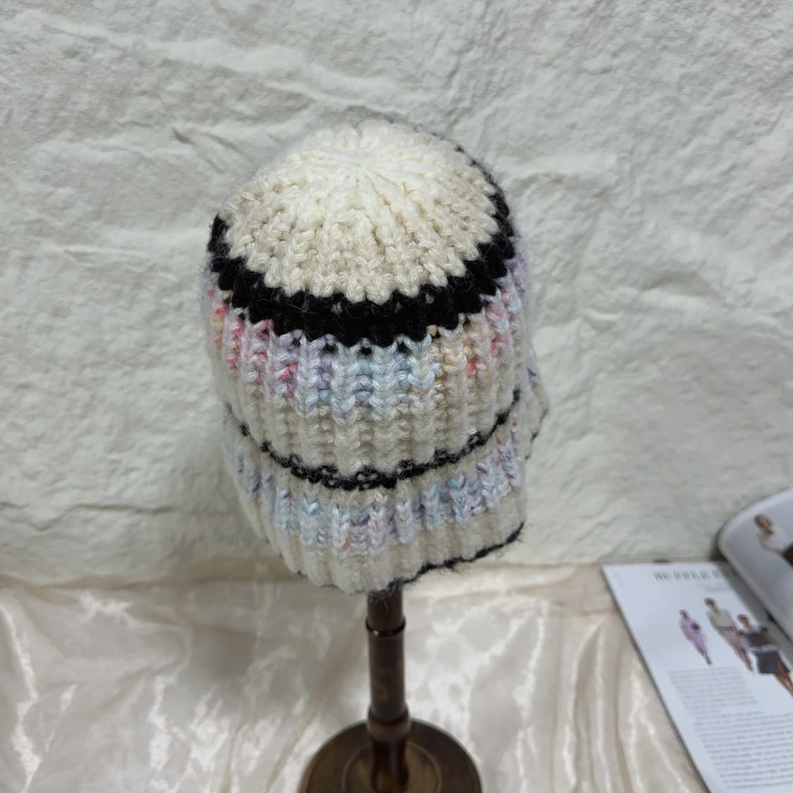 빈티지 울니트모자 버킷햇 상품이미지3