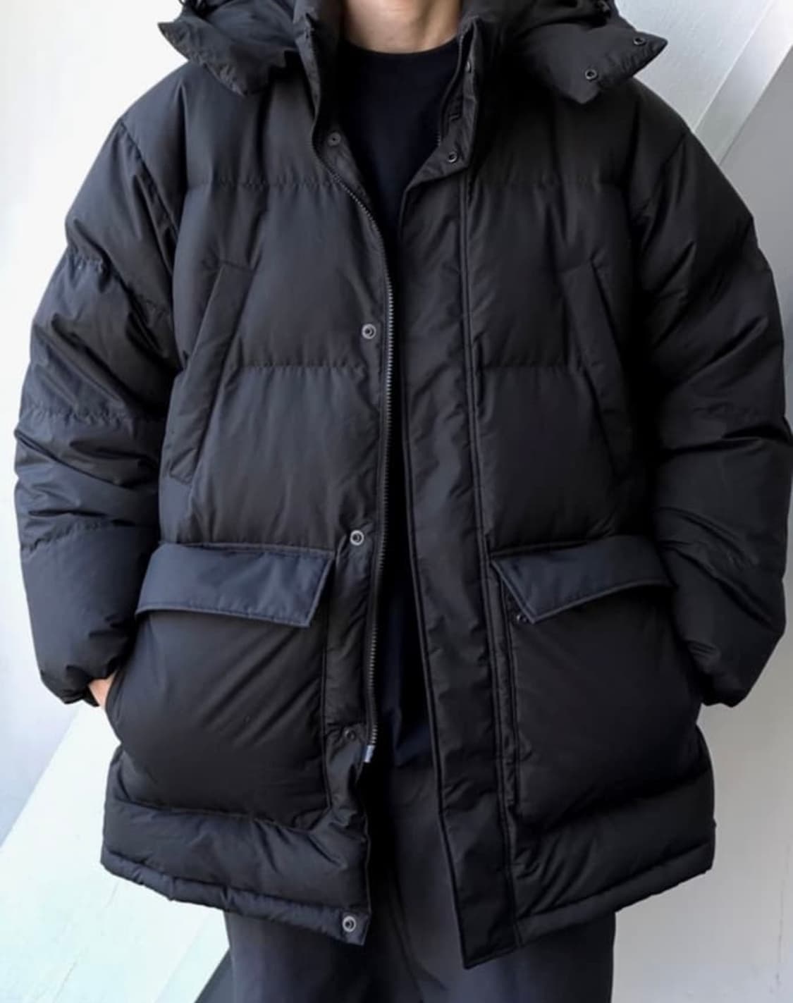 빔즈 다운 자켓 블랙 상품이미지4