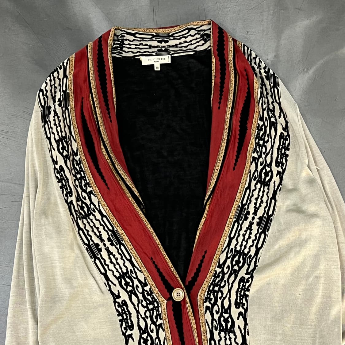  에트로 에스닉 실크 가디건 y15898 상품이미지3