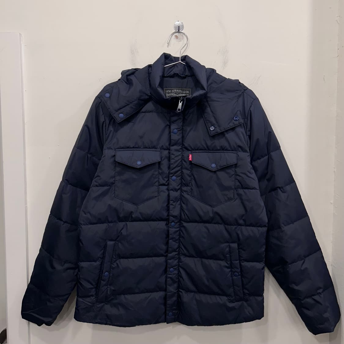 리바이스 레드탭 퀼티드 후드 경량패딩 상품이미지2