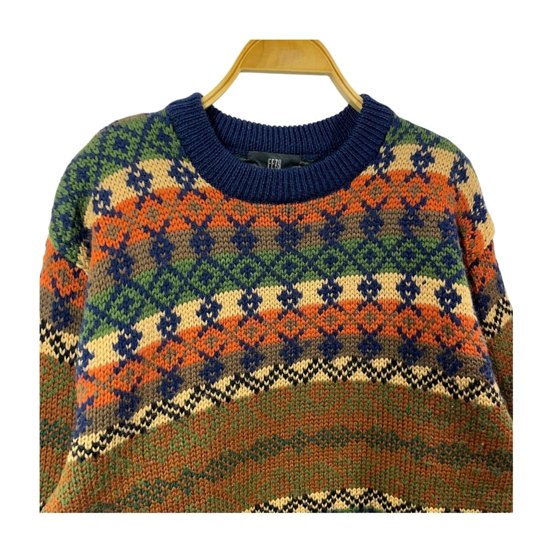 [FEZ9] 페즈나인 페어아일 울 니트 상품이미지2