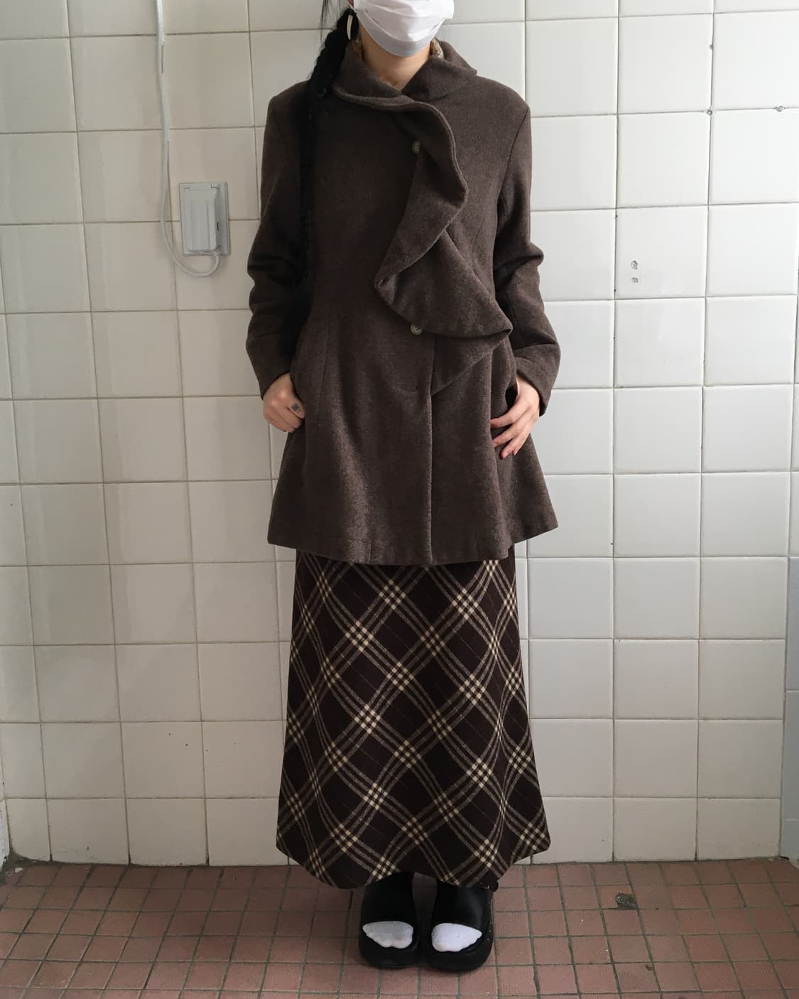 Ruffle point coat 상품이미지6