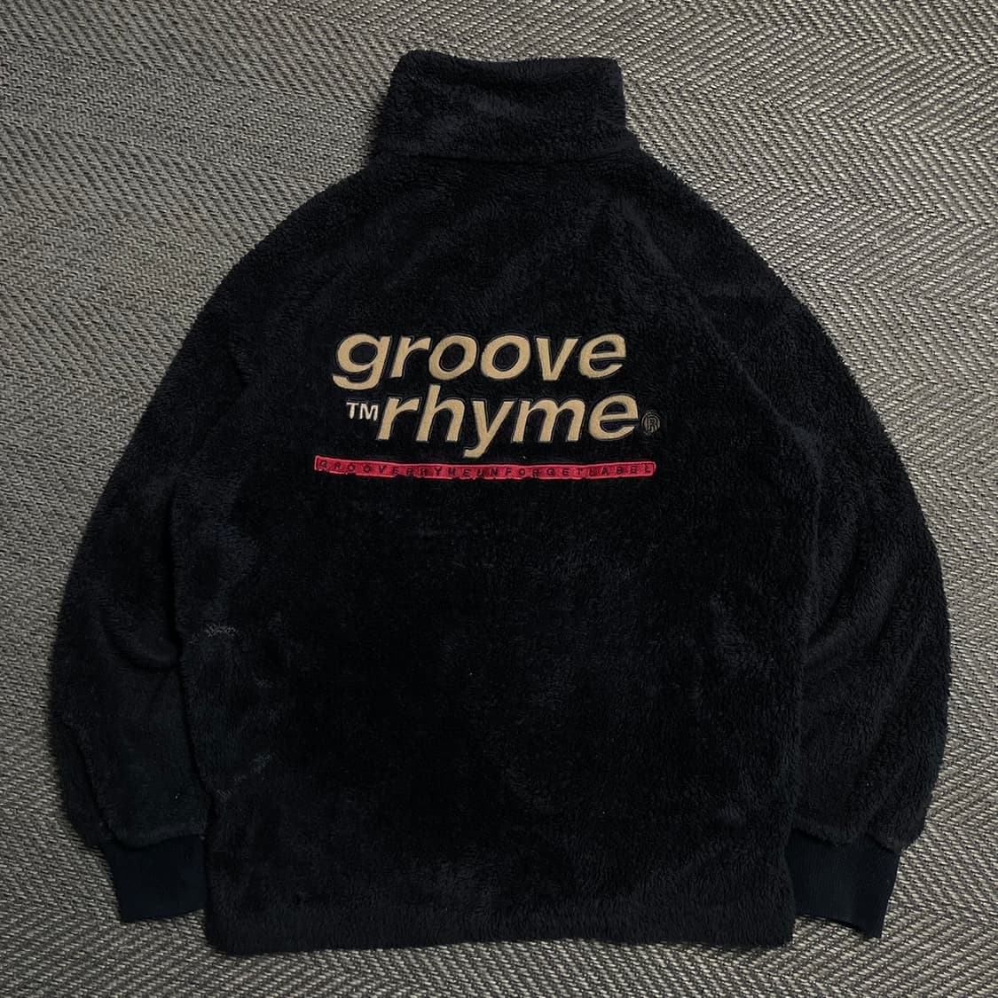 Groove Rhyme 하이넥 쉐르파 플리스 아노락 반집업o 5564 상품이미지3