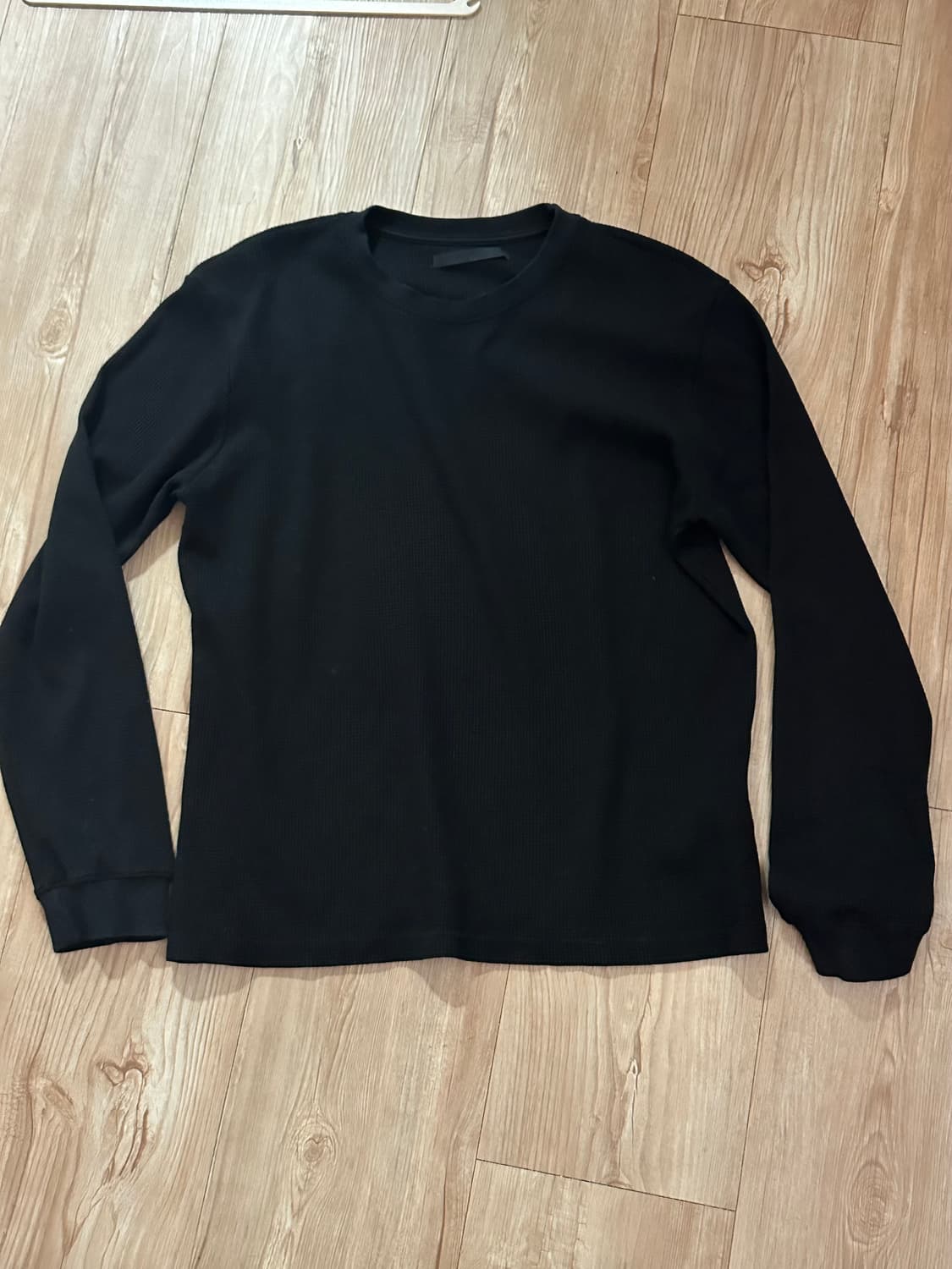 htae 90s Thermal Raven Black Soft Shirts 상품이미지1