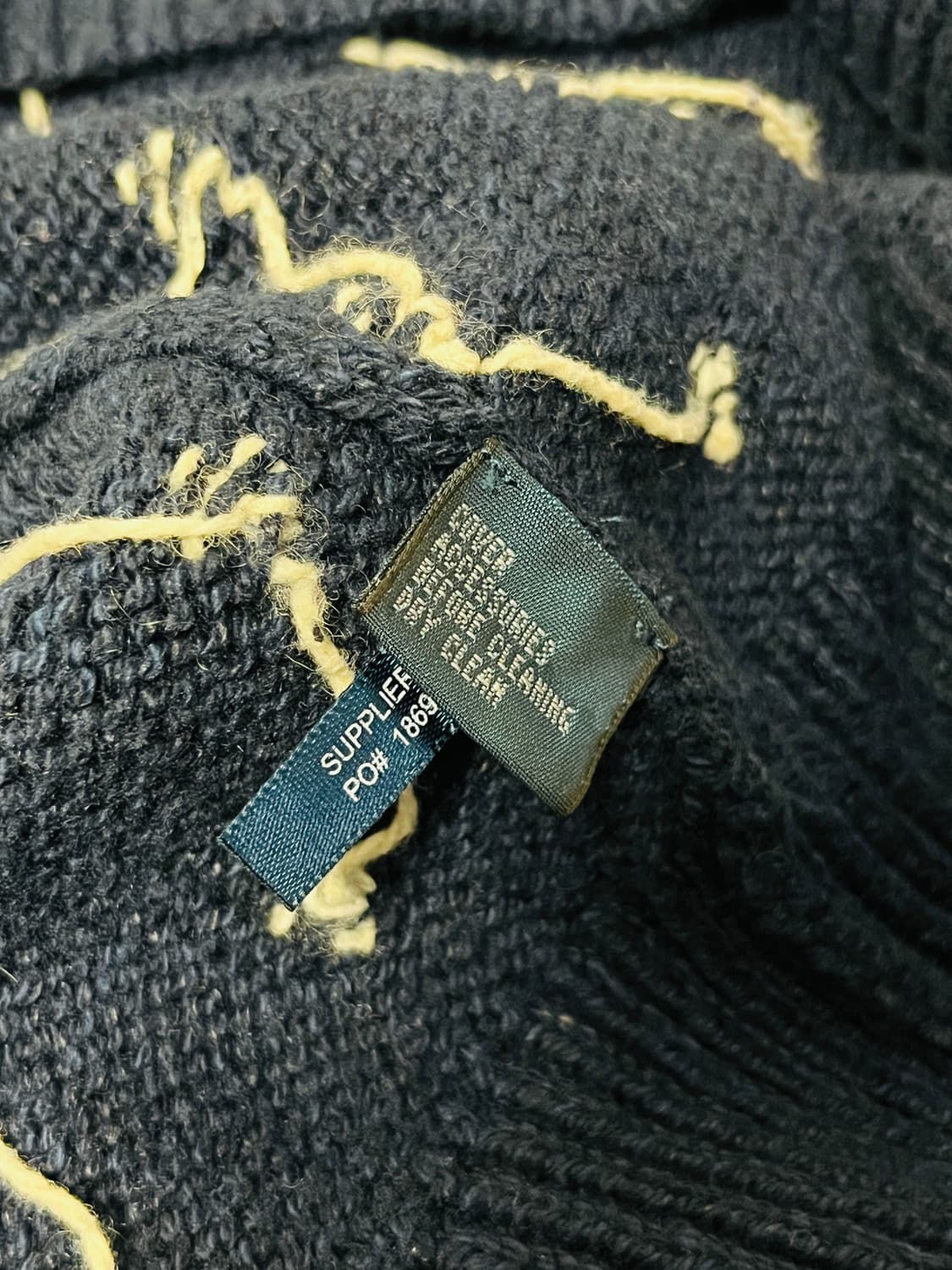 폴로 랄프로렌 노르딕 눈꽃니트 M 상품이미지5