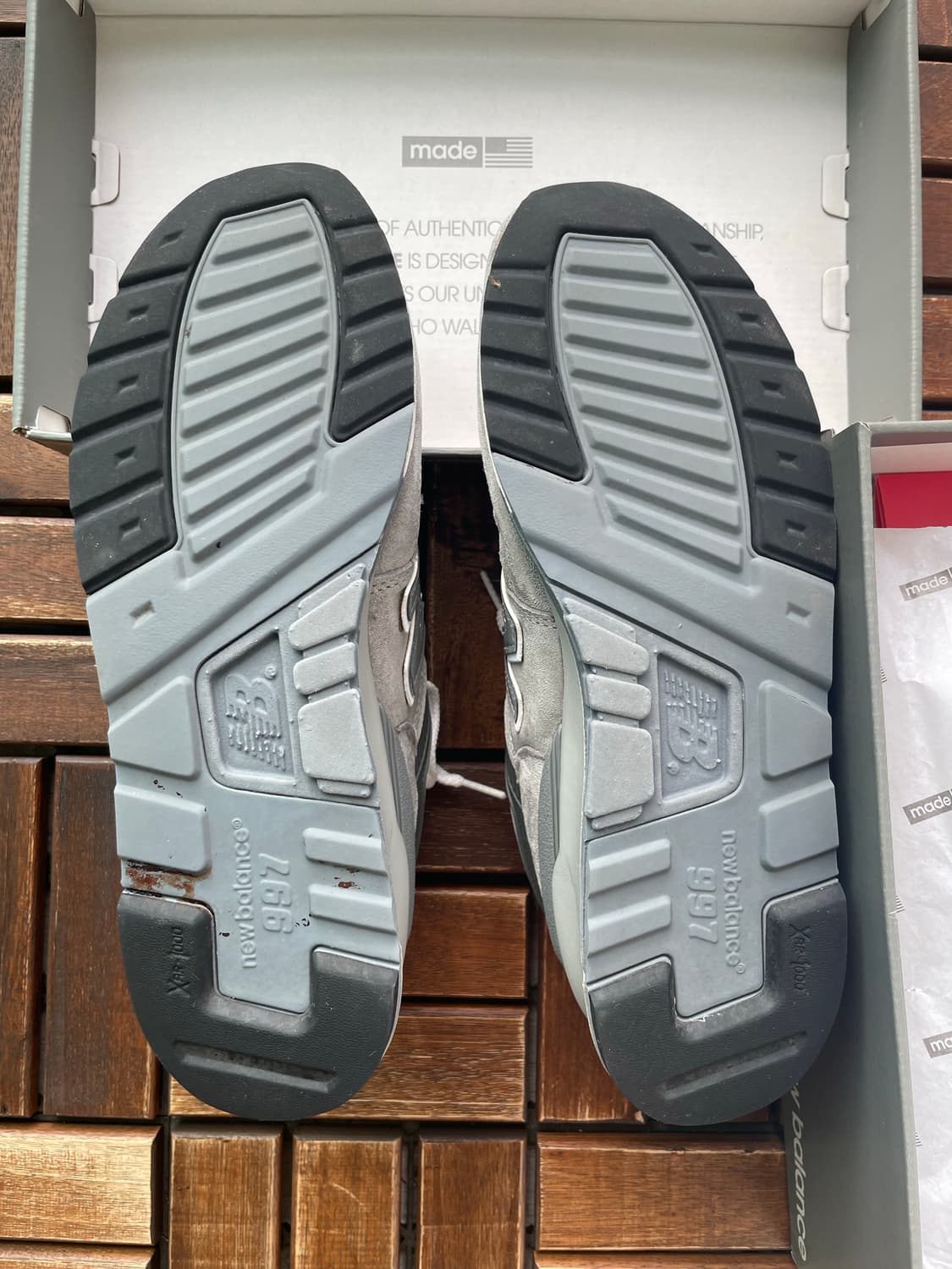 뉴발란스 997 메이드 인 USA 그레이 275mm 상품이미지3