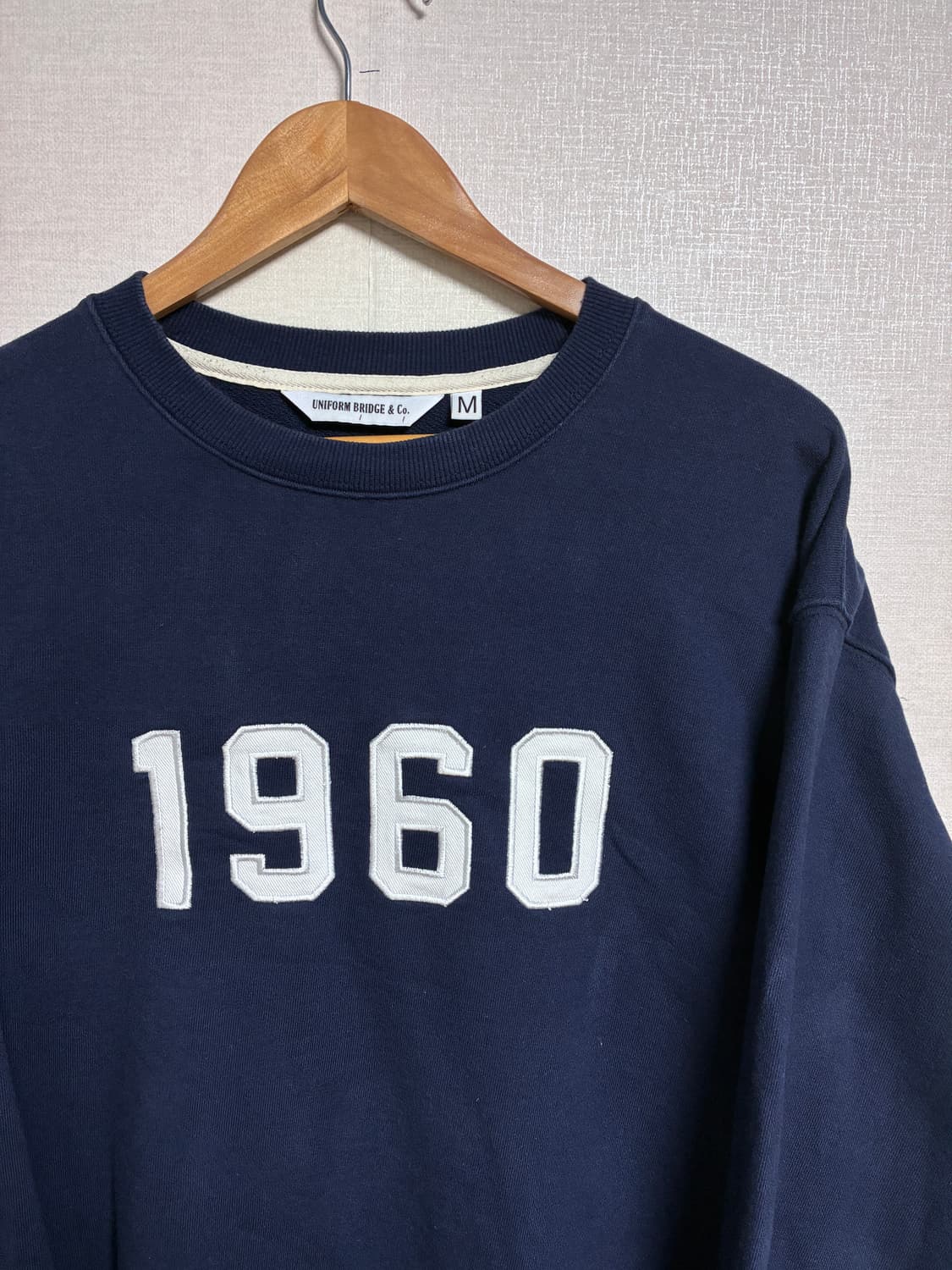 빈티지 유니폼 브릿지 맨투맨 네이비 M 상품이미지1