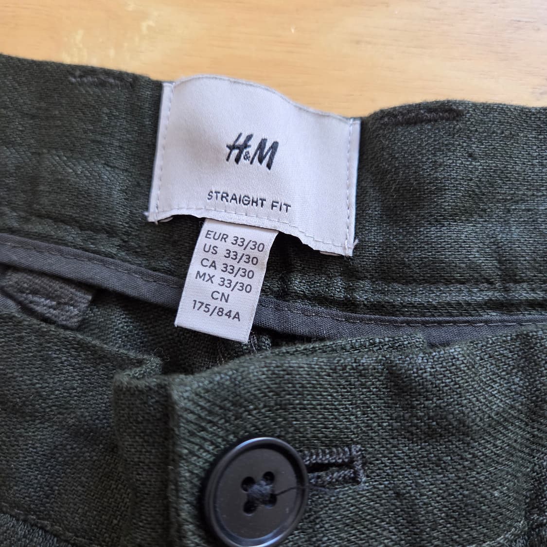 33 H&M 반바지 린넨팬츠 166 상품이미지3