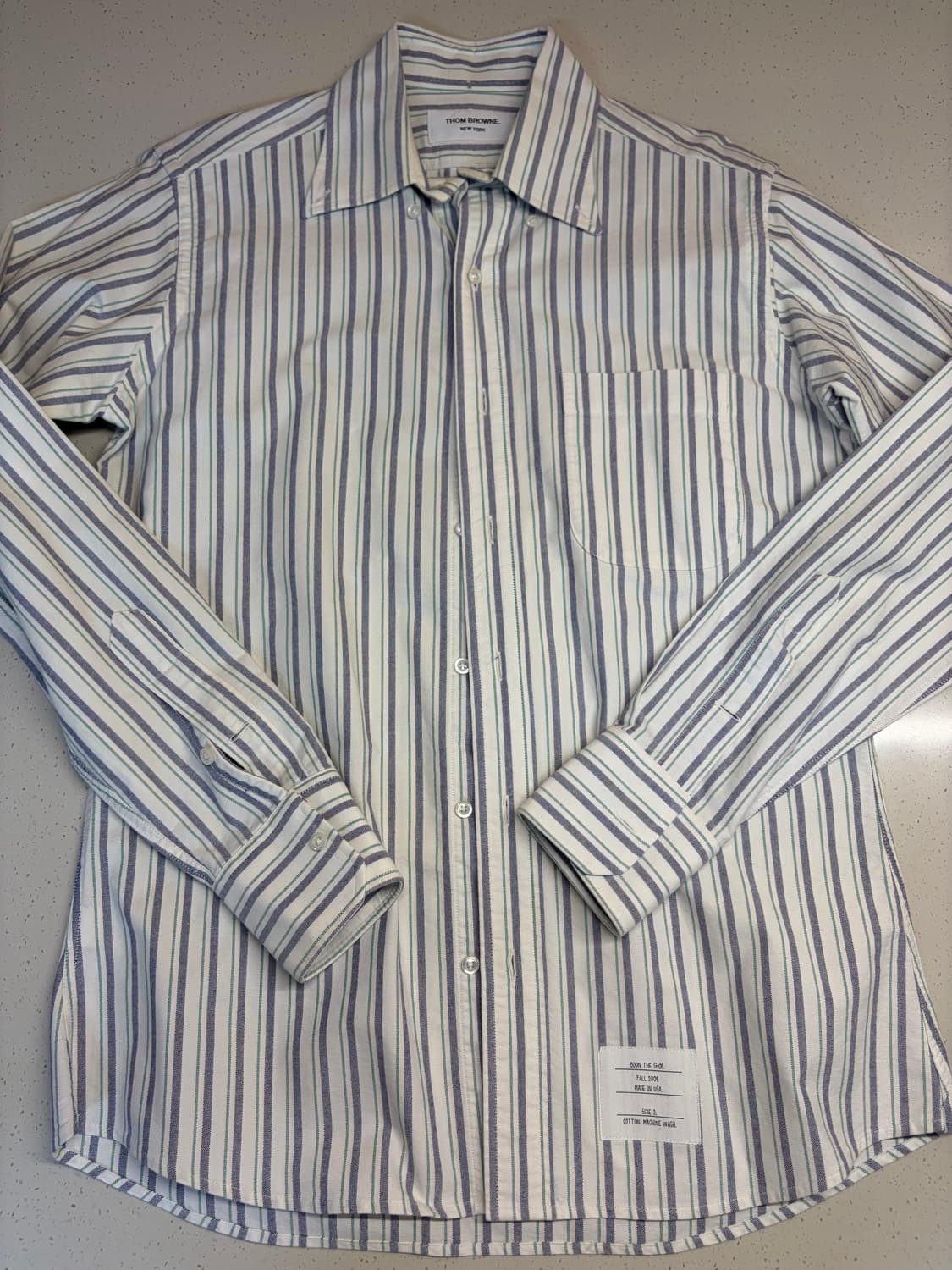 09 fw 톰 브라운 아카이브 스트라이프 셔츠 [size 2] 상품이미지4