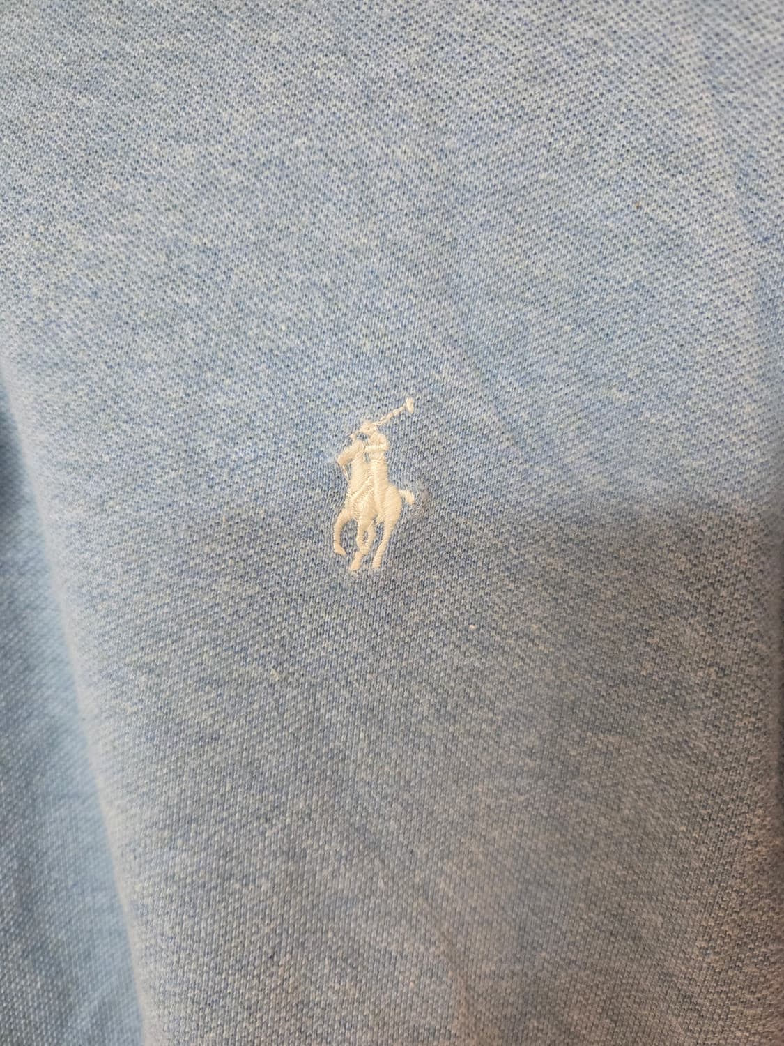 폴로 랄프로렌 블루 헤더 피케 카라티 상품이미지5