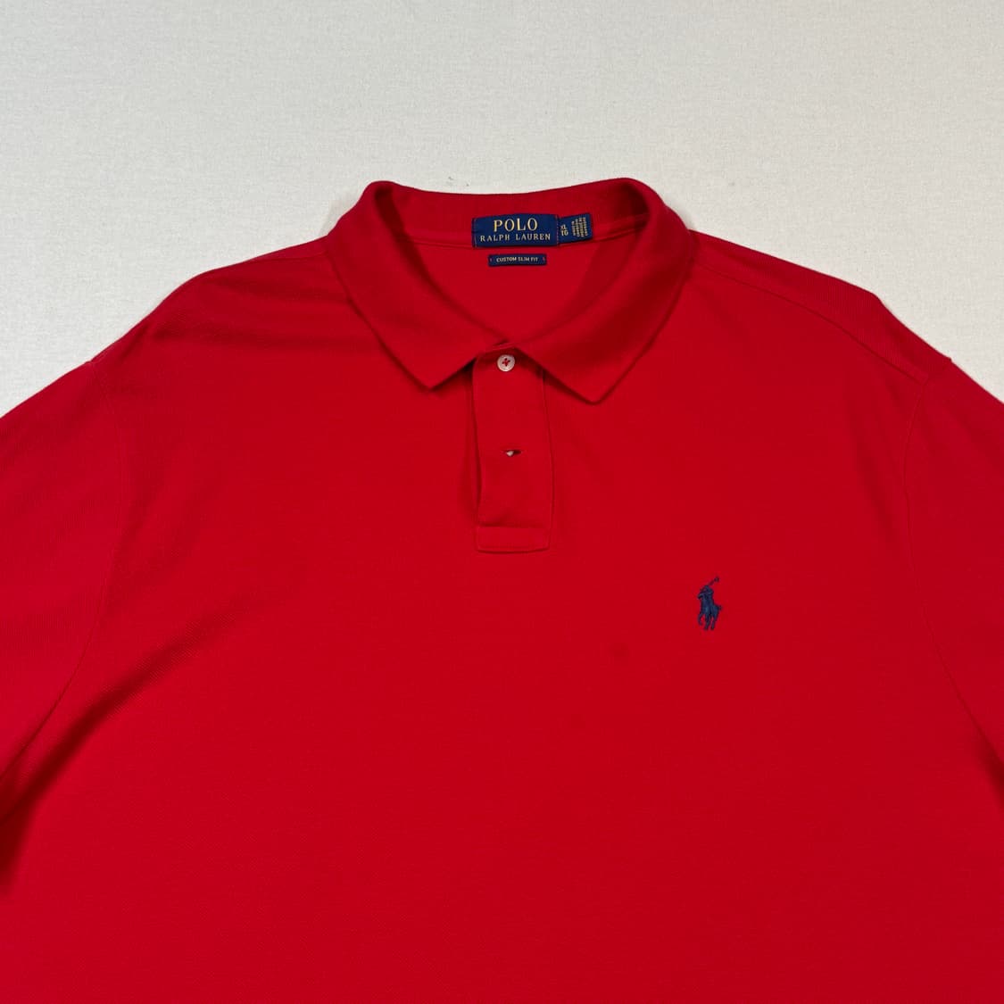 XL) 폴로 랄프로렌 클래식 레드 반팔 카라티 PK 상품이미지3