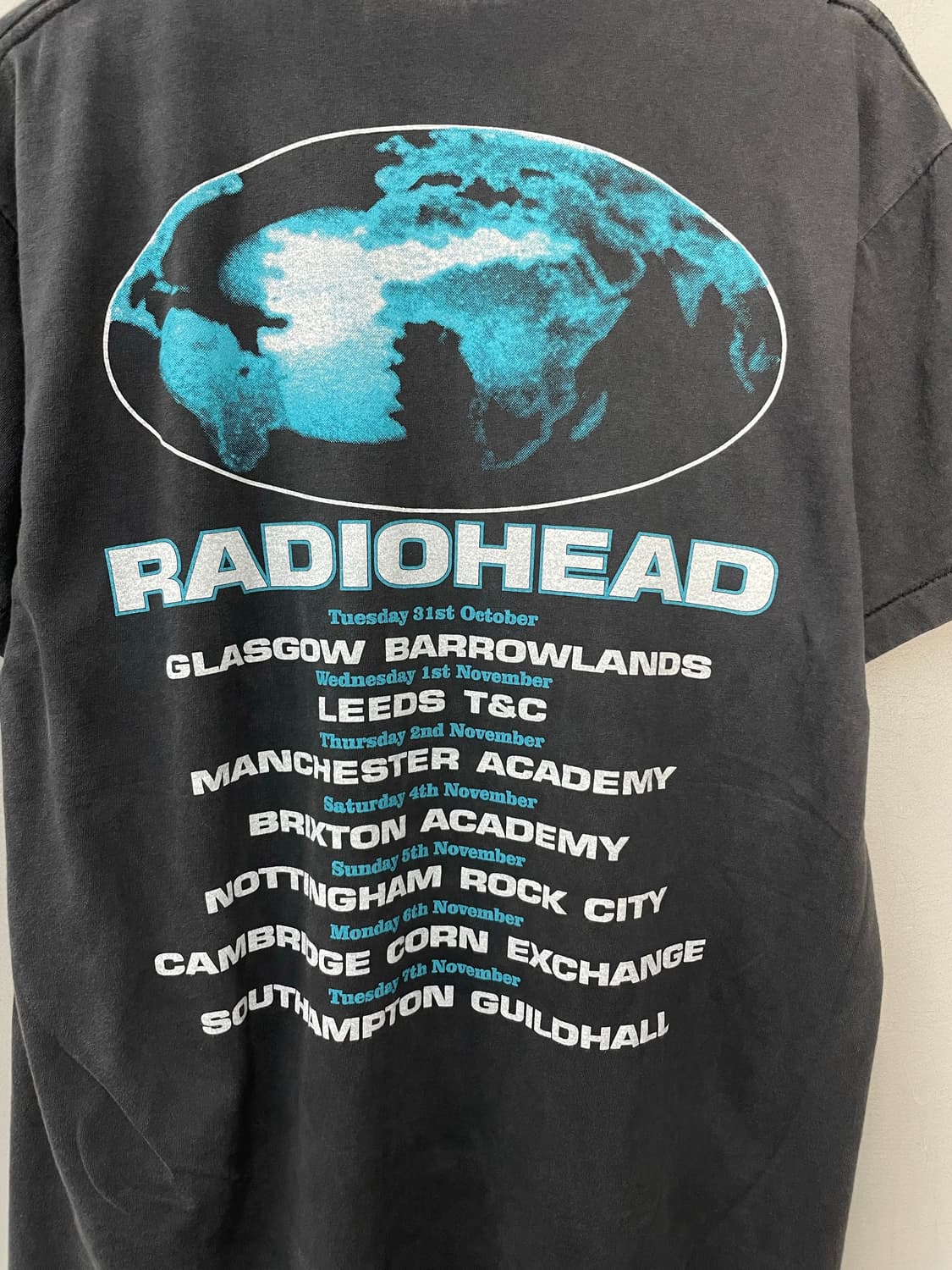 빈티지 라디오헤드 월드투어 반팔 H2443 상품이미지5