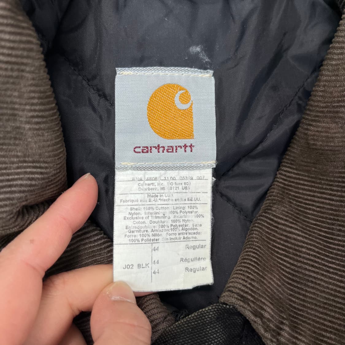 100 칼하트 90s j02 빈티지 워크자켓 상품이미지3