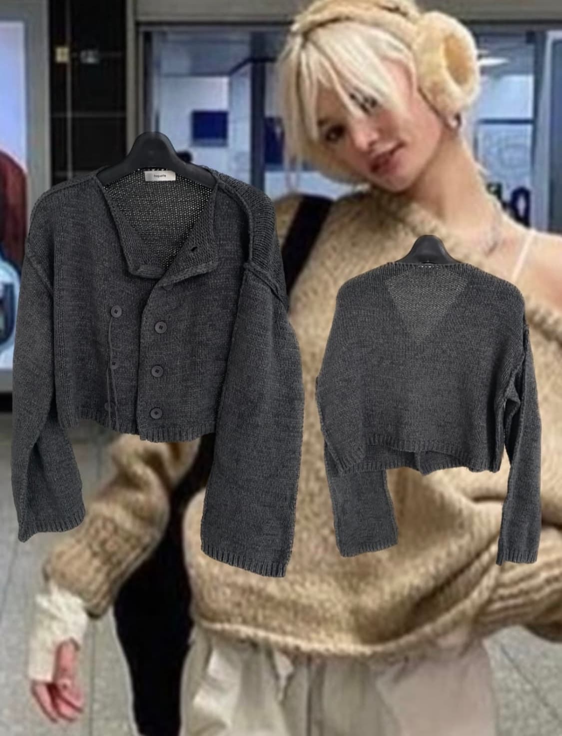 *주영님*빈티지 루즈 가디건 팝니다. 상품이미지1