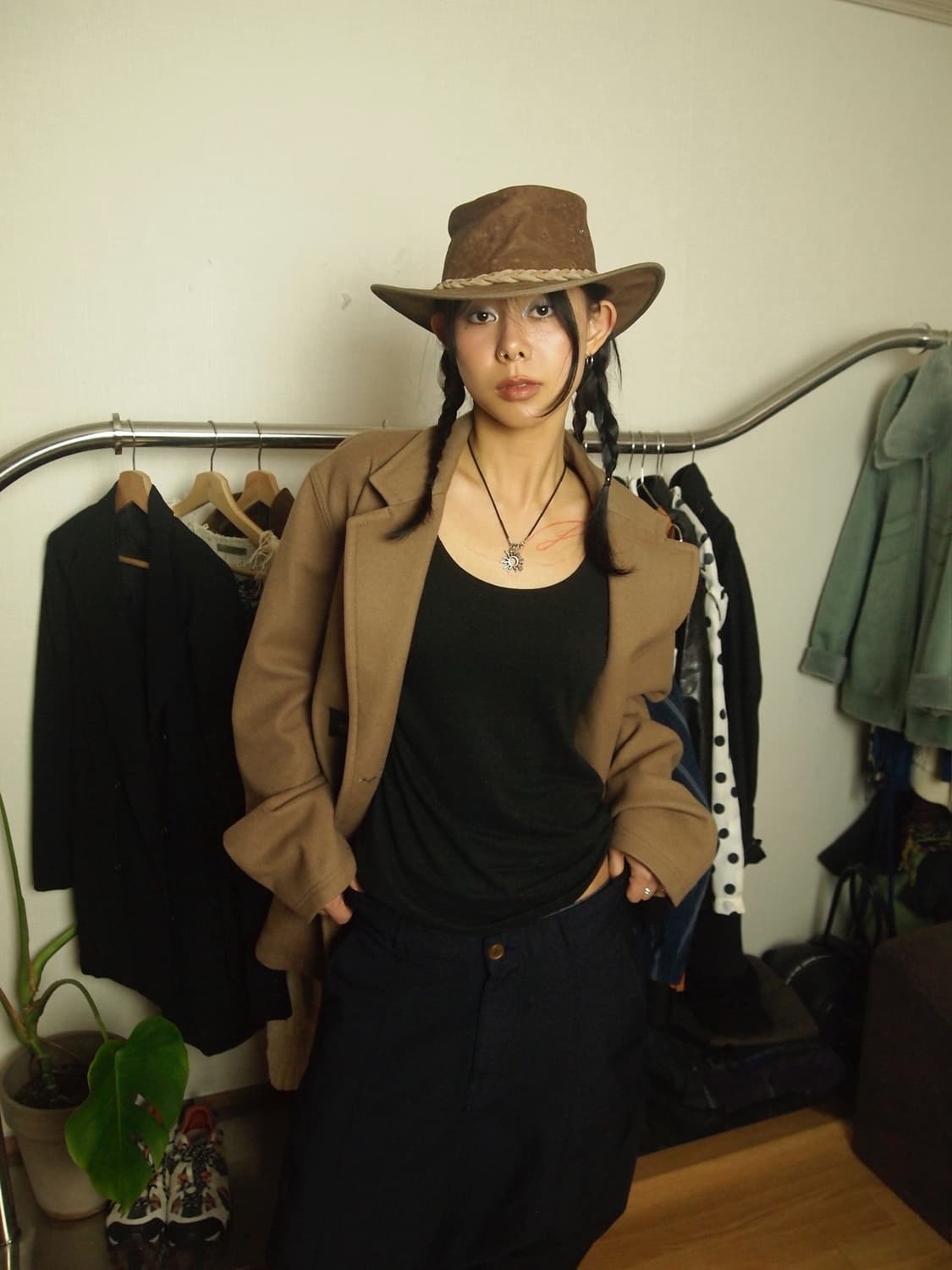 엠포리오 아르마니 스웨이드 버튼 자켓 상품이미지3