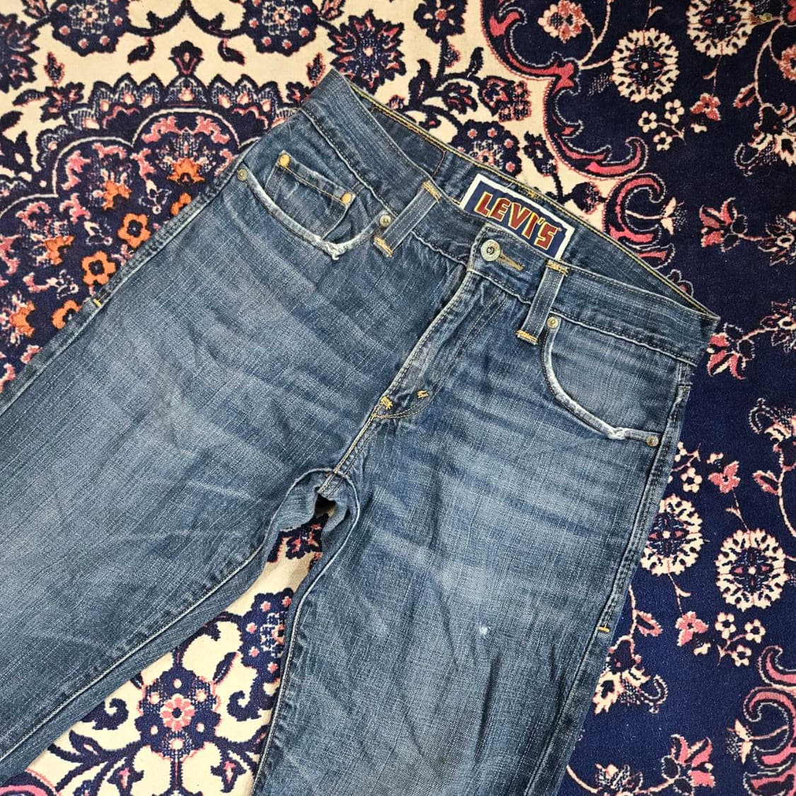 리바이스(Levis) 빈티지 Lot 527 로우 부츠컷 데님 청바지 상품이미지3