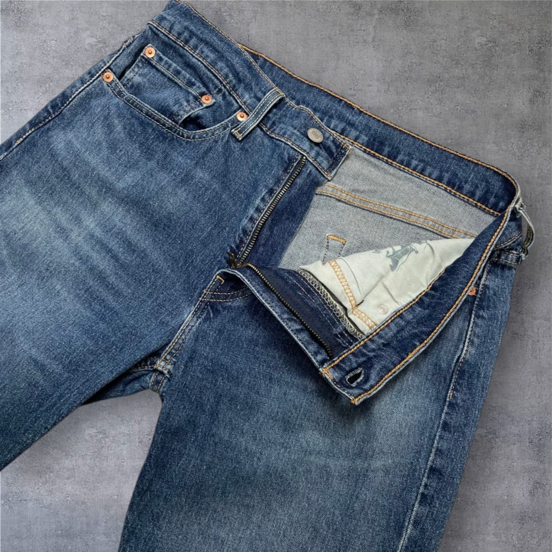 리바이스 502 레귤러 테이퍼드 데님팬츠 W32 L30 상품이미지3