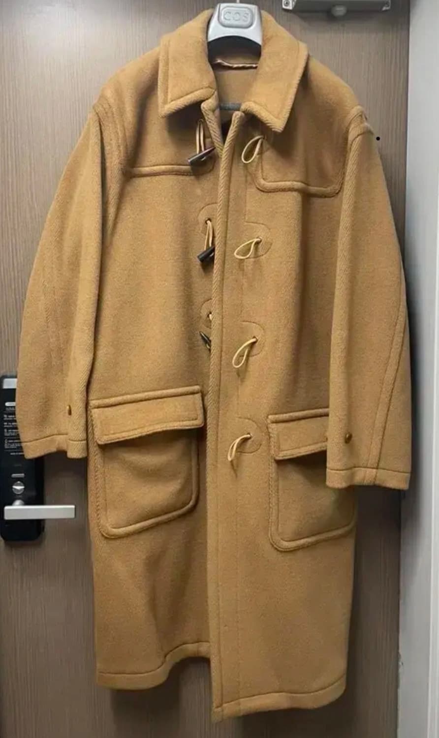 오라리 울 헤링본 더플코트 브라운 5사이즈 상품이미지2