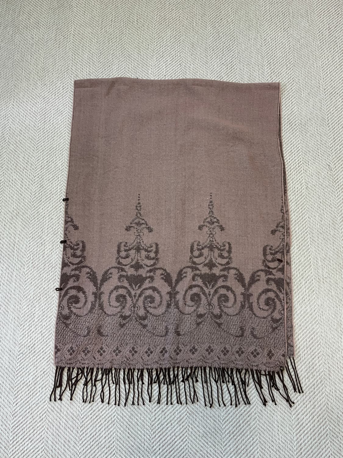 빈티지 오너먼트 자카드 직조 머플러 J03955 상품이미지2