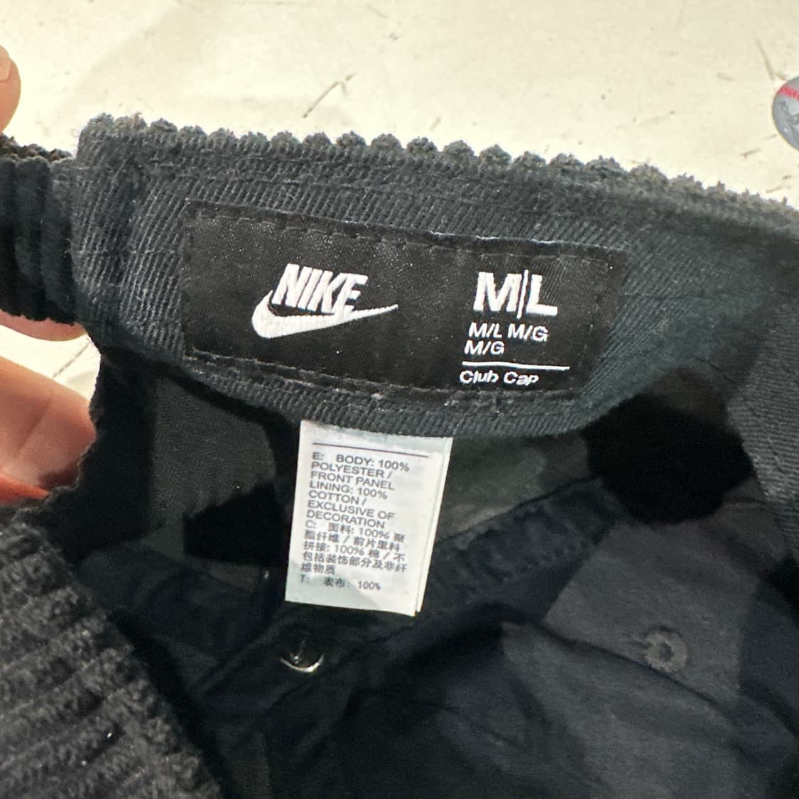 나이키 코듀로이 볼캡 모자 상품이미지4