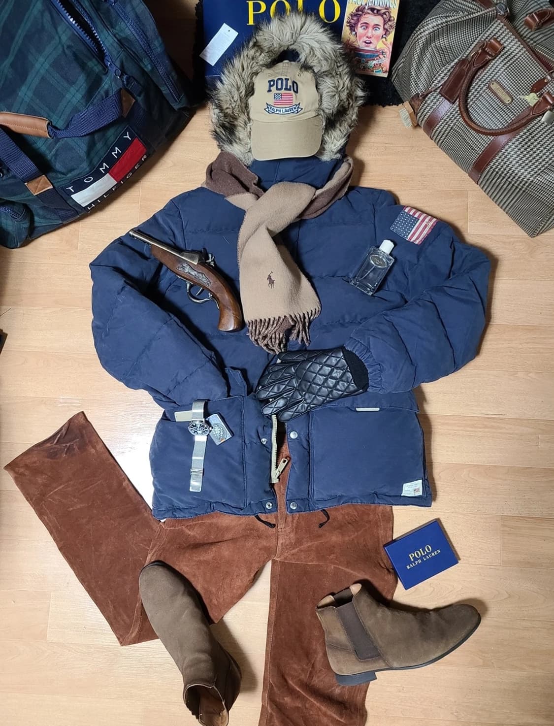 폴로 랄프로렌 패딩 야상 개파카 n3b 헤비다운 점퍼 상품이미지3