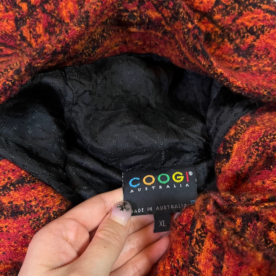 COOGI 쿠지 케이블 후드 니트 자켓 상품이미지4