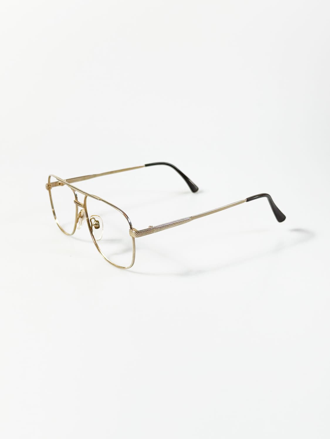 90s CHEVRON 골드 보잉 메탈 프레임 빈티지 안경 상품이미지3