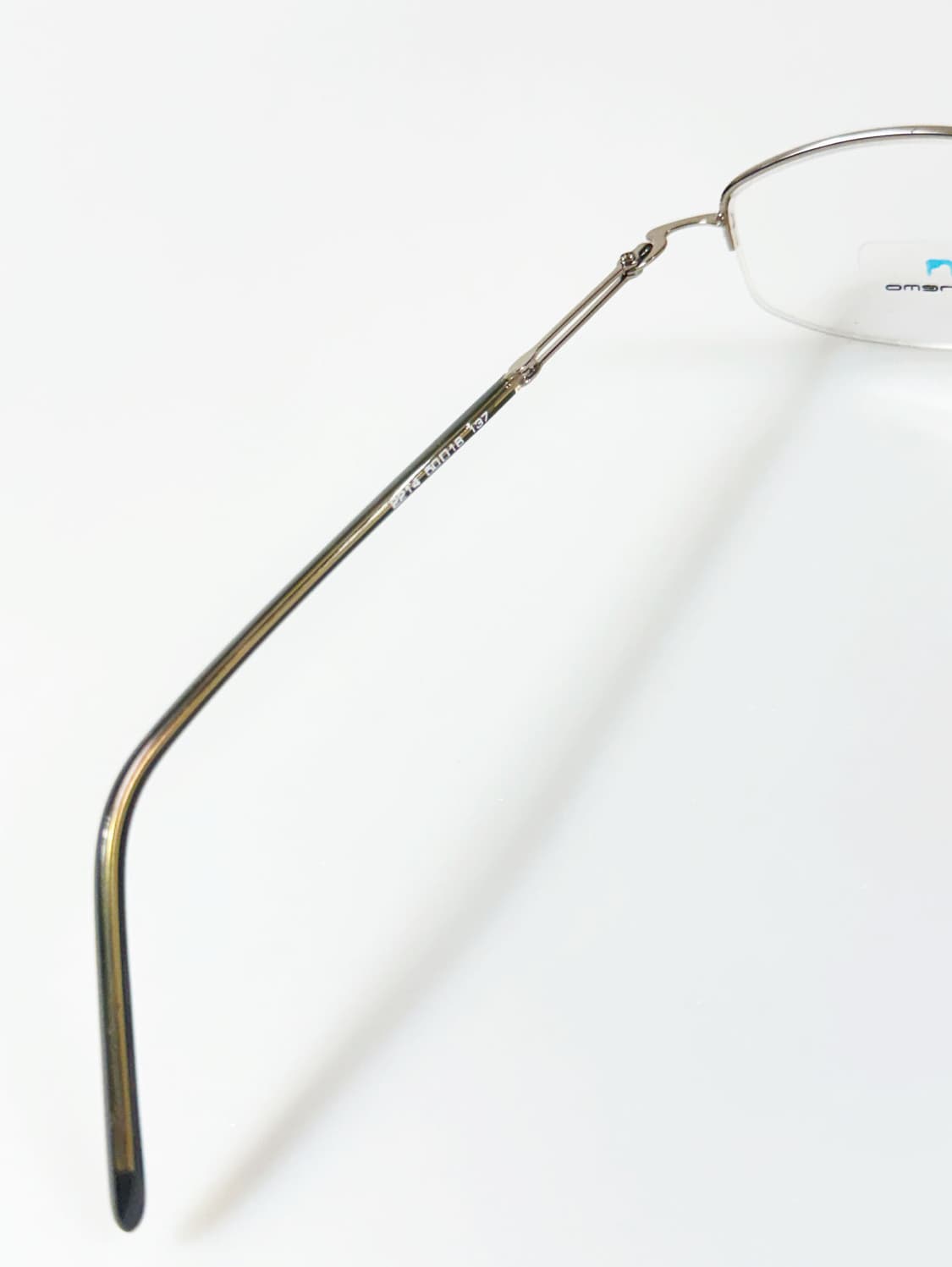 SEMONEMO 다크 실버 반무테 스퀘어 메탈 빈티지 안경 상품이미지7