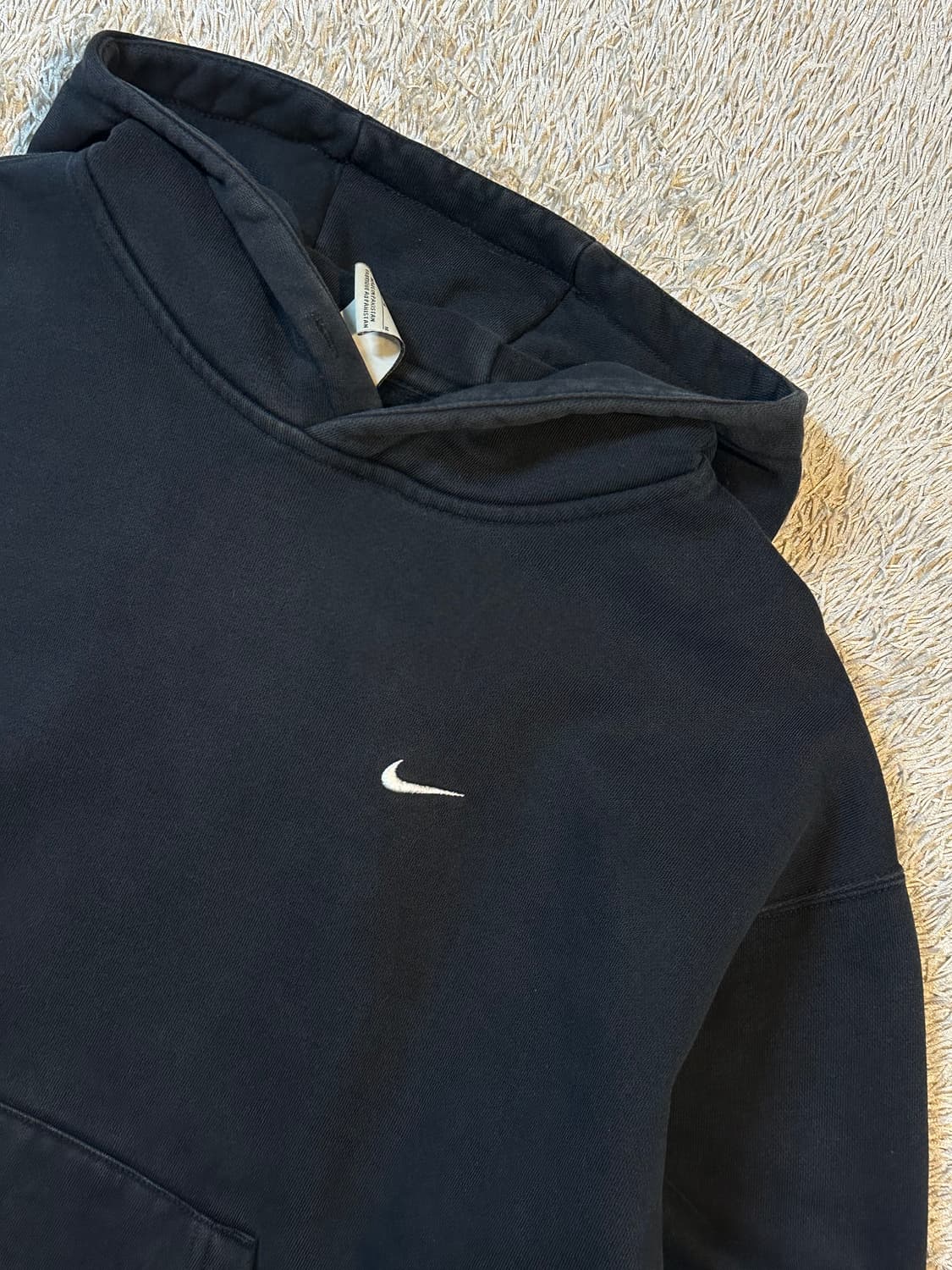 나이키 신형 NRG 솔로 스우시 플리스 후드티 블랙 상품이미지2