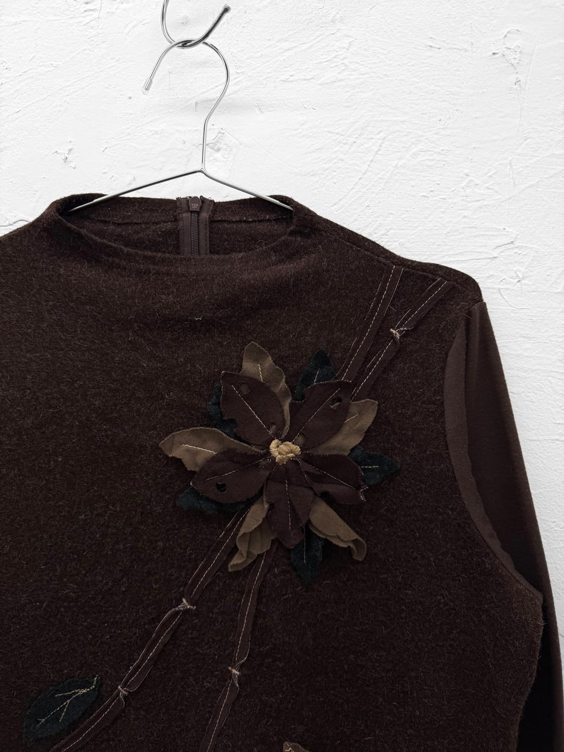 JPN 아플리케 니트 상품이미지2